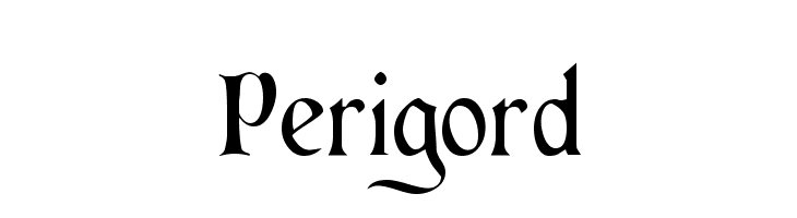 Perigord  font caratteri gratis