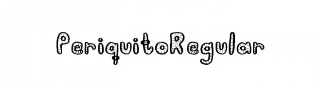 PeriquitoRegular  Frei Schriftart Herunterladen
