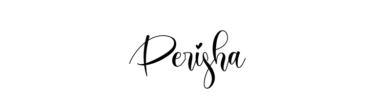 Perisha  Fuentes Gratis Descargar