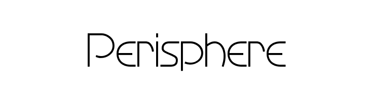 Perisphere  Скачать бесплатные шрифты