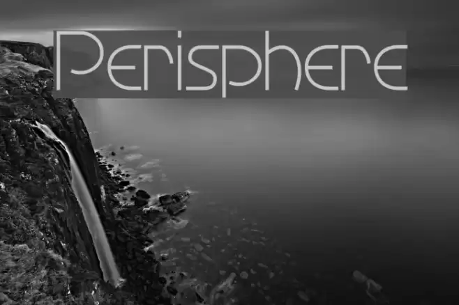 Perisphere フォント examples