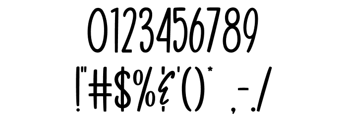 Periwinkle Font OTHER CHARS