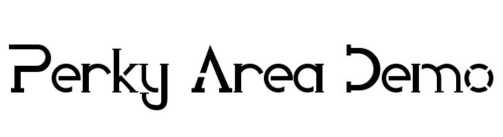 Perky Area Demo  Free Fonts Download
