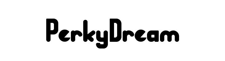 Perky Dream  フリーフォントのダウンロード