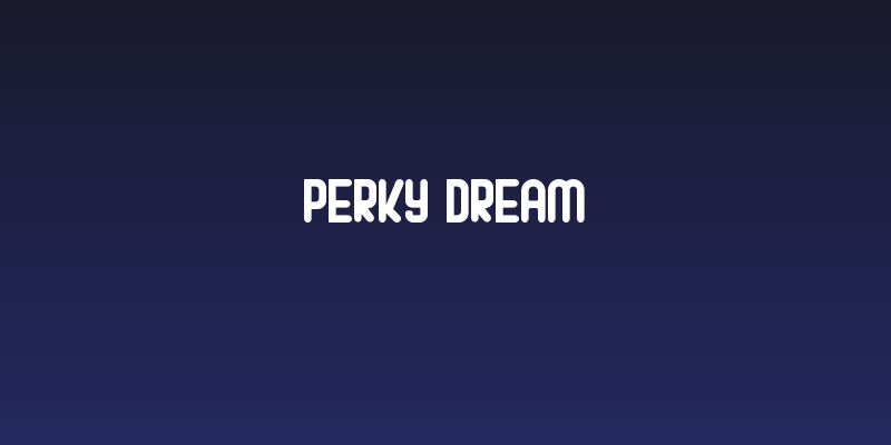 Perky Dream Social Header