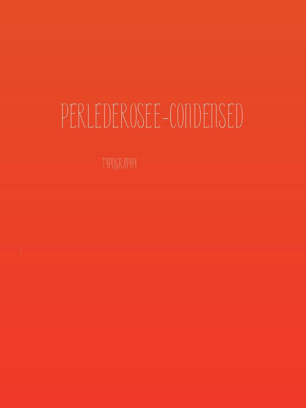 PerleDeRosee-Condensed Poster