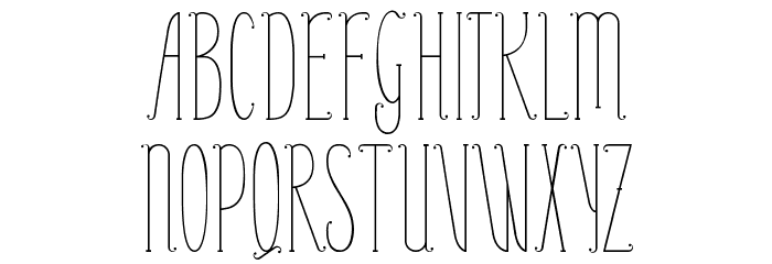 PerleDeRosee-Condensed Font LOWERCASE