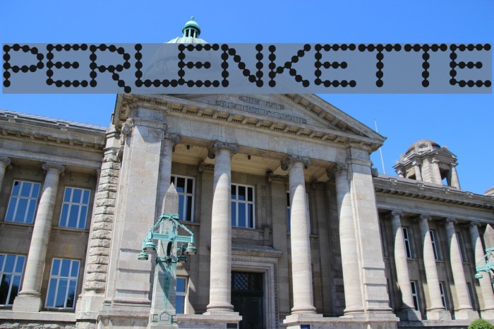 Perlenkette Font examples