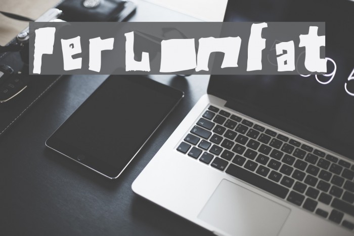 Perlon Fat Font examples