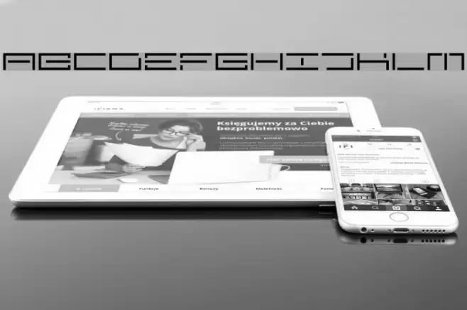 Permanent Shutdown Font examples