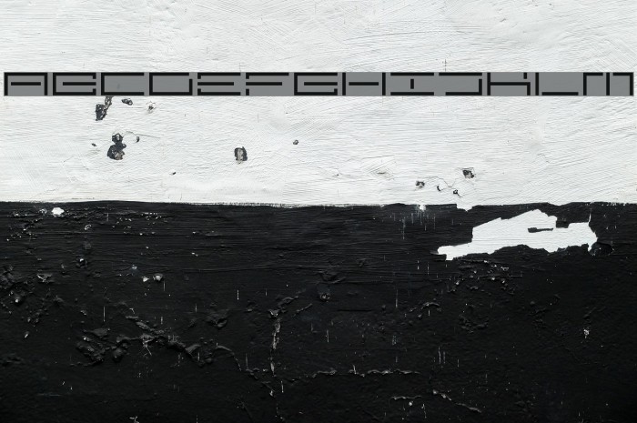 Permanent Shutdown Font examples