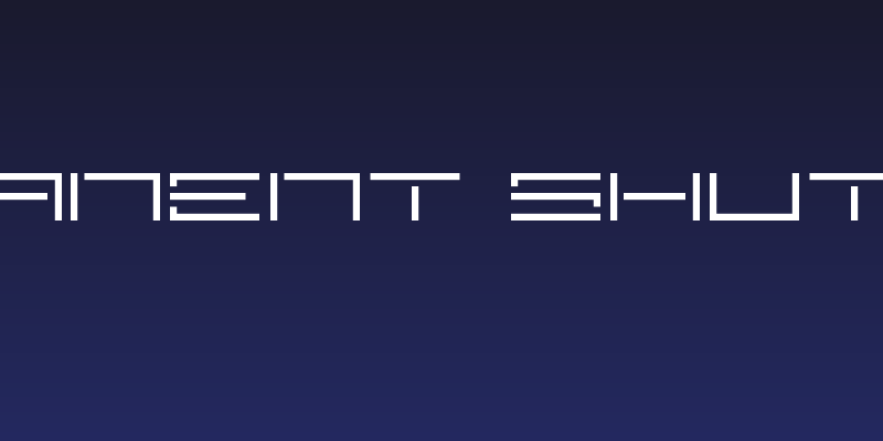 Permanent Shutdown Social Header