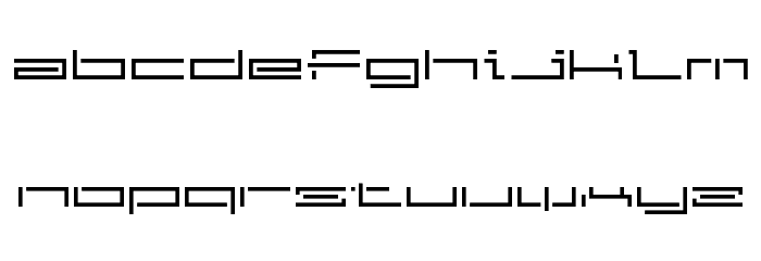 Permanent Shutdown Font LOWERCASE
