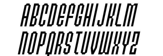 Permanent daylight Italic Schriftart Groß