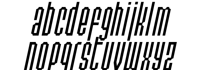 Permanent daylight Italic フォント 小文字