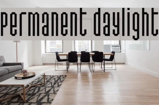 Permanent daylight Example 1