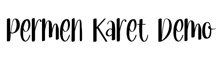 Permen Karet Demo  フリーフォントのダウンロード