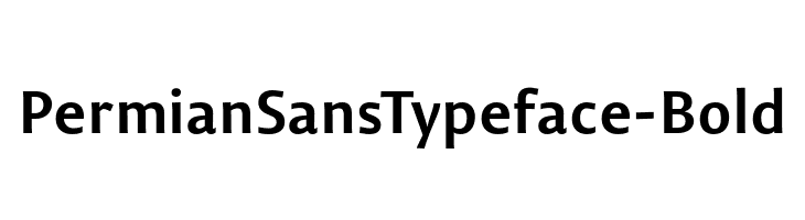 PermianSansTypeface-Bold  font caratteri gratis