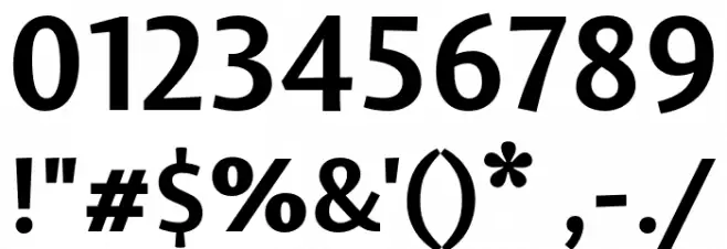 PermianSansTypeface-Bold フォント その他の文字