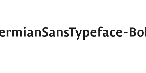 PermianSansTypeface-Bold Logo