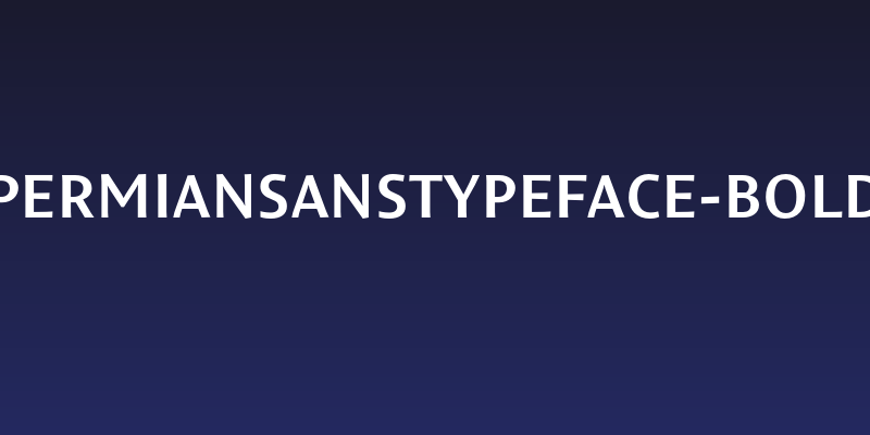 PermianSansTypeface-Bold Social Header