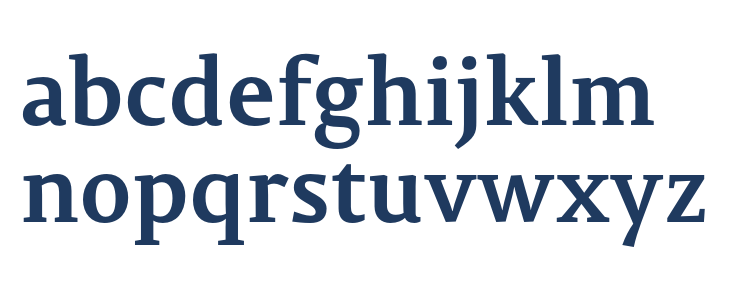 PermianSerifTypeface-Bold Lowercase