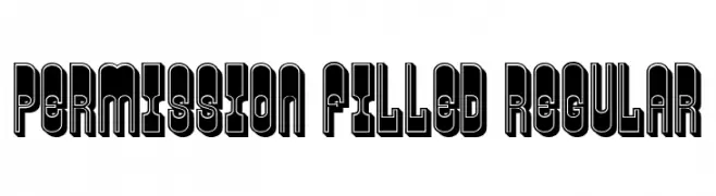 Permission Filled Regular 