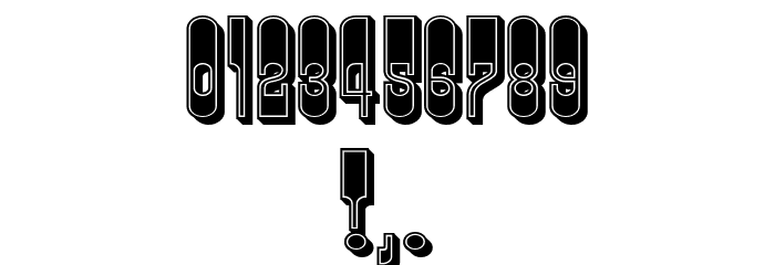 Permission Filled Regular Font OTHER CHARS
