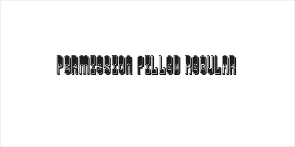 Permission Filled Regular Logo
