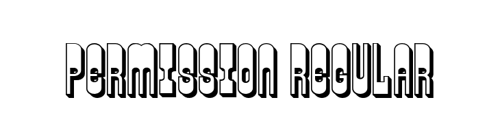 Permission Regular  Descarca Fonturi Gratis