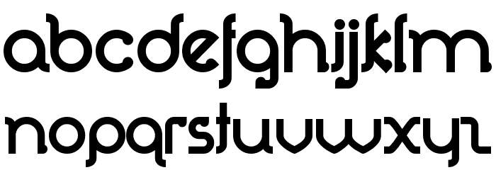 Perolet Bold Font LOWERCASE