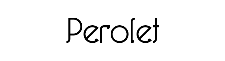 Perolet  baixar fontes gratis