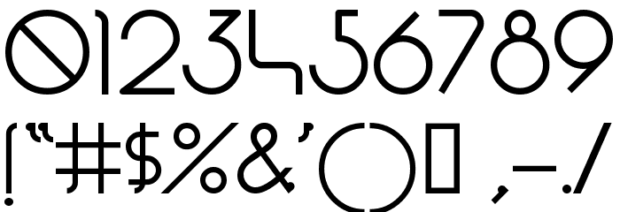 Perolet Font OTHER CHARS