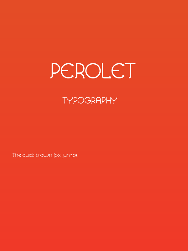 Perolet Poster