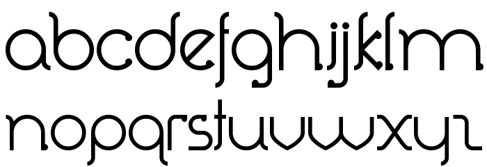 Perolet Font LOWERCASE