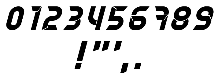 Perpetrator Italic Font OTHER CHARS