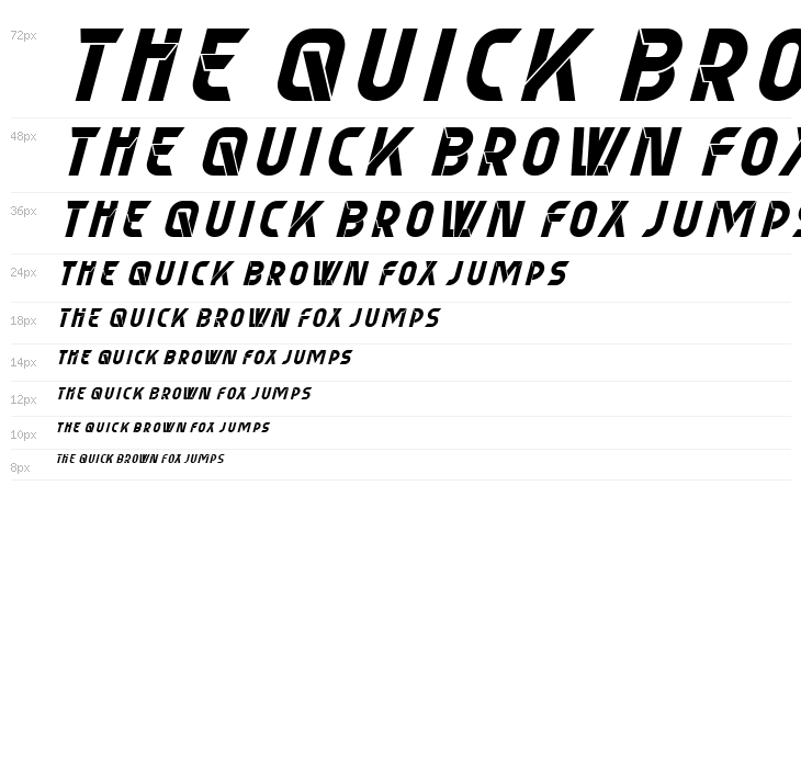 Perpetrator Italic Waterfall