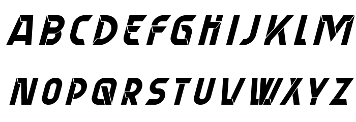 Perpetrator Italic Font LOWERCASE