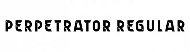 Perpetrator Regular  Frei Schriftart Herunterladen