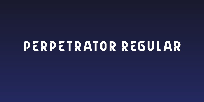 Perpetrator Regular Social Header