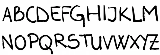 Perpetua Evenity Font Litere mari