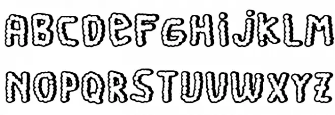Perra Gorda Font LOWERCASE