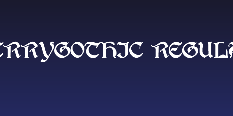 PerryGothic Regular Social Header