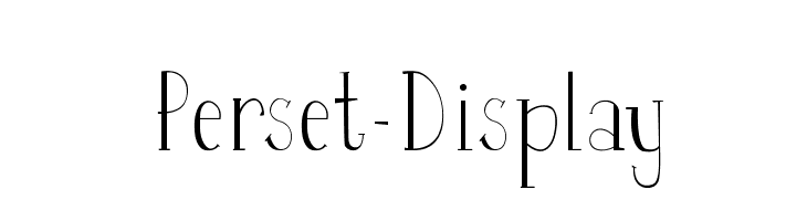 Perset-Display  Descarca Fonturi Gratis