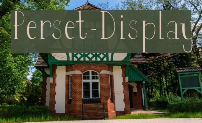 Perset-Display Example 1