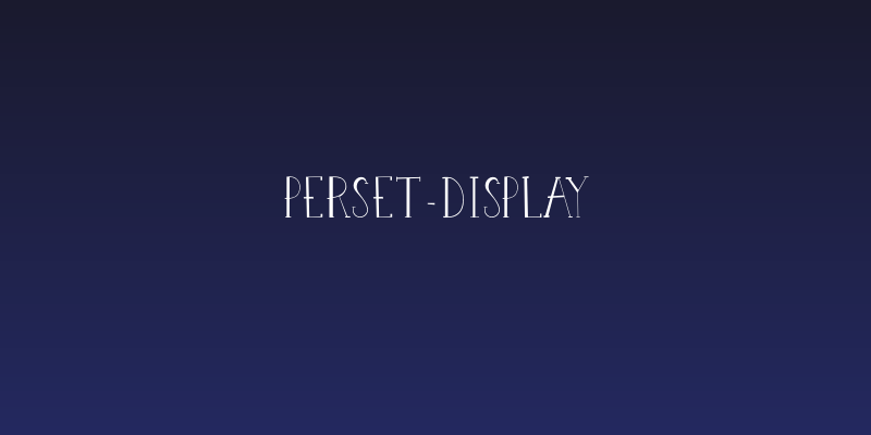 Perset-Display Social Header