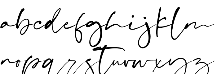 Persian Cotage Font LOWERCASE