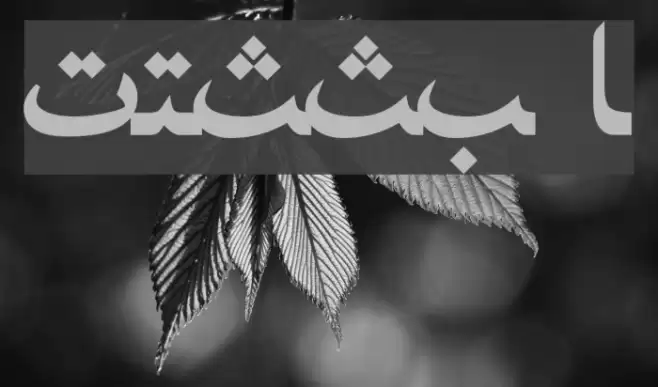 PersianNaskhSSK Bold Font examples