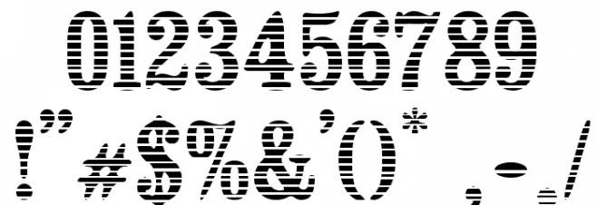 Persiana Font OTHER CHARS