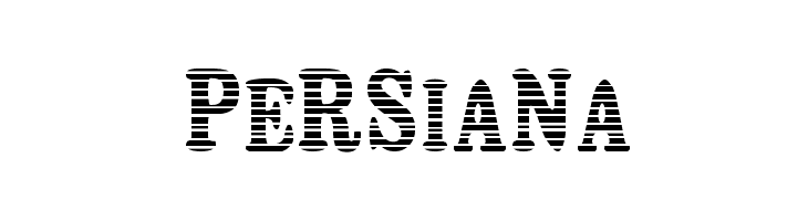 Persiana  baixar fontes gratis
